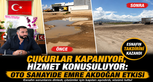 Erzurum Oto Sanayisinde Çukurlar Kapanıyor, Hizmet Konuşuluyor.. Emre Akdoğan Etkisi