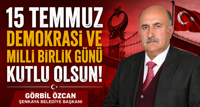 Şenkaya Belediye Başkanı Görbil Özcan: 