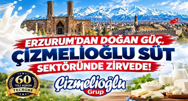 Çizmeli̇oğlu Süt’ten Erzurum’da Gururlandıran Başarı! Vergi Rekortmenleri Listesinde Kendi Sektöründe 1. Sırada!