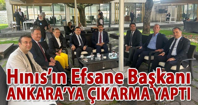 Başkan Şan, Ankara'ya Çıkarma Yaptı