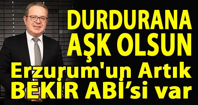 Erzurum'un Artık Bekir Abisi Var.. Müthiş Bir Projeyi Daha Hayata Geçirdi