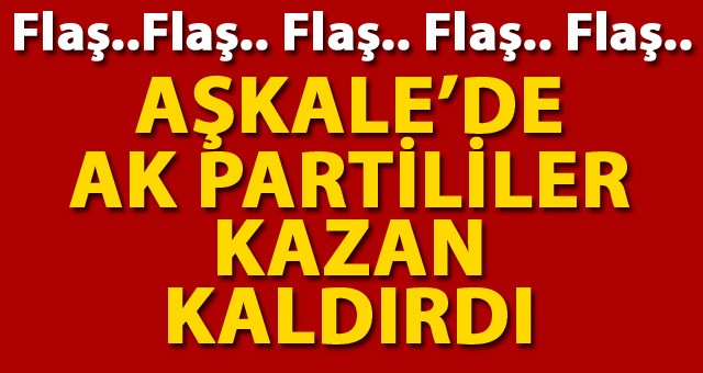 Aşkale'de AK Partililer Kazan Kaldırdı