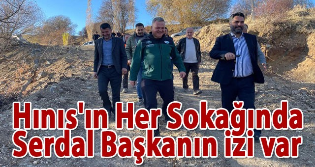 Hınıs'ın Her Sokağında Serdal Şan'ın İzi Var