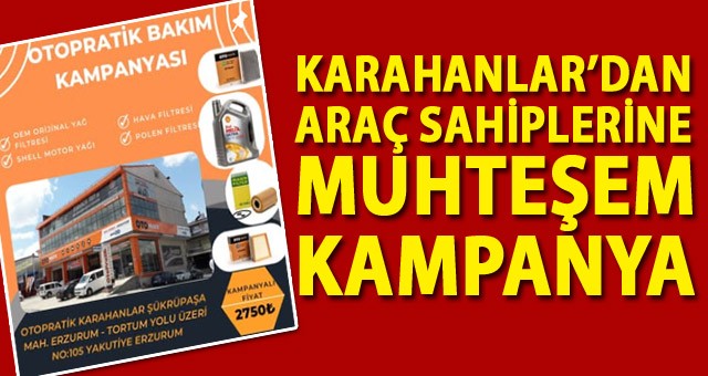 OTOPRATİK KARAHANLAR'dan Muhteşem Kampanya