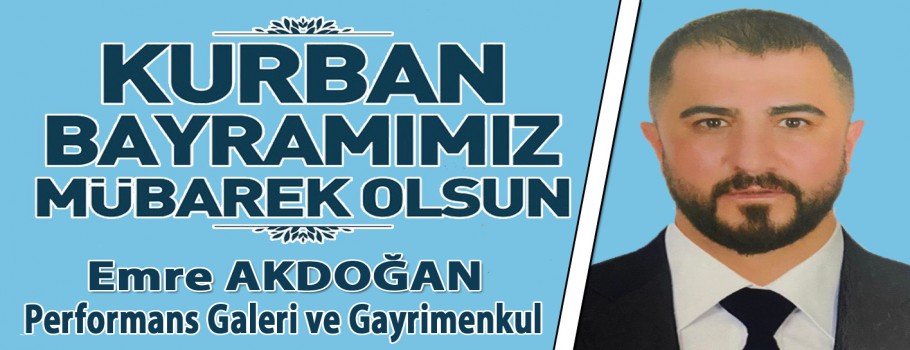 İş İnsanı Emre Akdoğan'ın Kurban Bayramı Tebrik İlanı